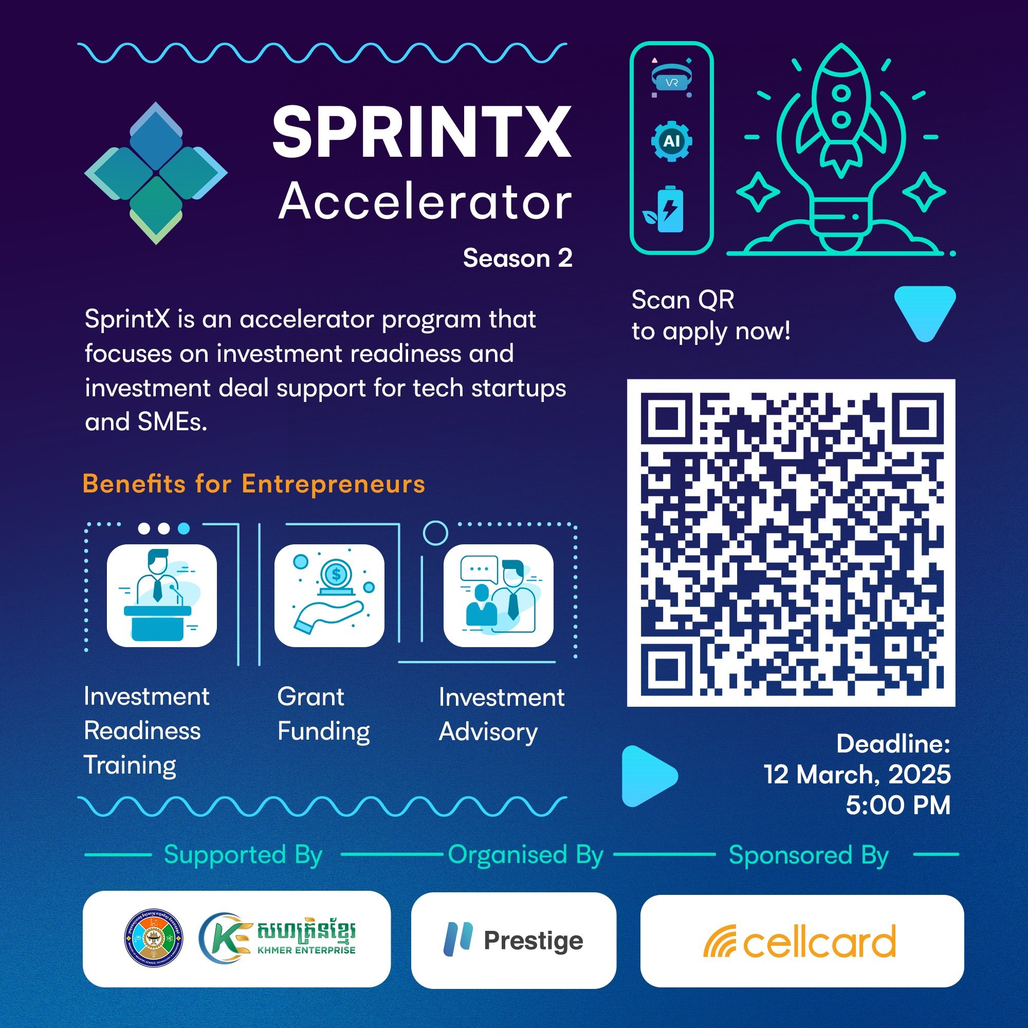 Call for Application for SprintX Investment Readiness Accelerator Program Season 2